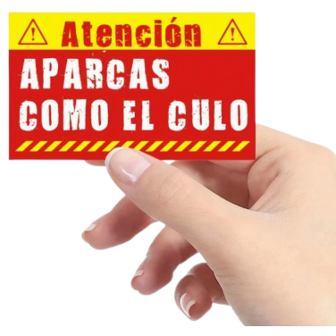 Pegatina atention